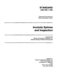 SAE B-92.1/96 (ANSI B92.1-1996) SAE B-92.1/96 (ANSI B92.1-1996)