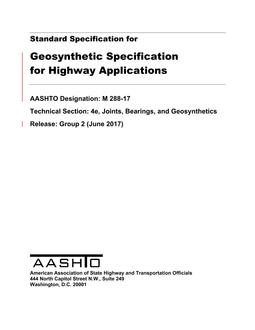 AASHTO M 288-17 PDF