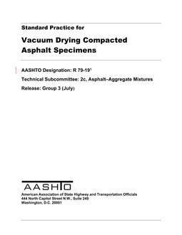 AASHTO R 79 PDF