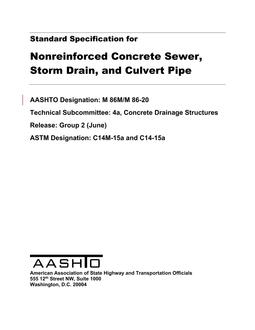 AASHTO M 86M/M 86 PDF