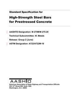 AASHTO M 275M/M 275 PDF