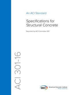 ACI 301-16 PDF