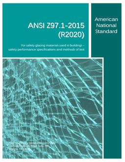 ANSI Z97.1 PDF