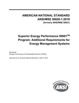 ANSI MSE 50028-1 PDF