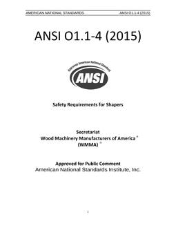 ANSI O1.1-4 PDF