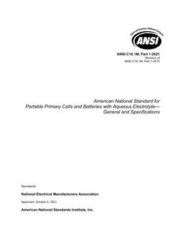 ANSI C18.1M, Part 1 PDF