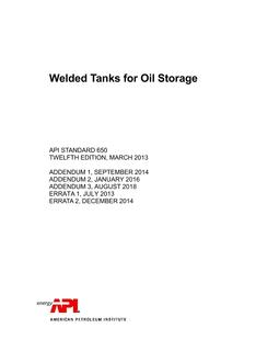 API Std 650 PDF