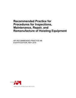 API RP 8B PDF