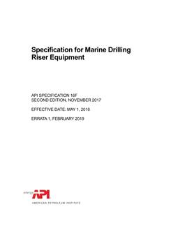 API Spec 16F PDF