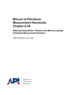API MPMS Chapter 6.3A PDF
