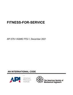 API RP 579-1 / ASME FFS-1 PDF API RP 579-1 / ASME FFS-1 PDF