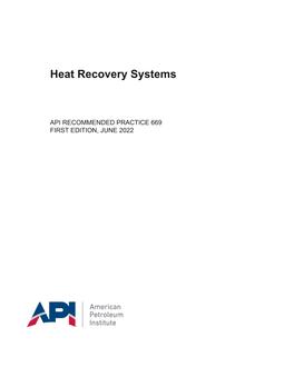 API RP 669 PDF API RP 669 PDF