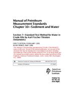 API MPMS Chapter 10.7 - 1991 PDF