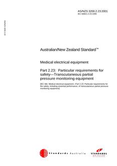 AS/NZS 3200.2.23:2001 PDF AS/NZS 3200.2.23:2001 PDF