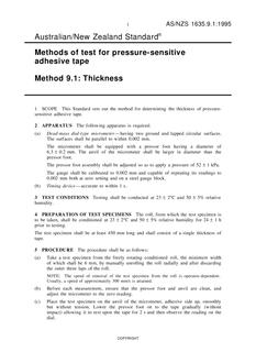 AS/NZS 1635.9.1:1995 PDF AS/NZS 1635.9.1:1995 PDF