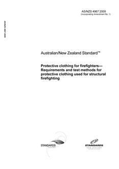 AS/NZS 4967:2009 PDF AS/NZS 4967:2009 PDF