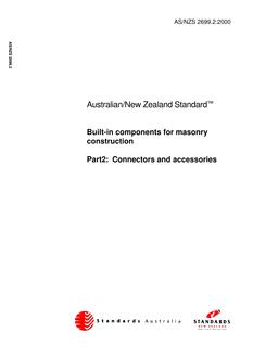 AS/NZS 2699.2:2000 PDF