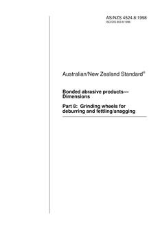 AS/NZS 4524.8:1998 PDF