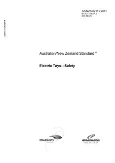 AS/NZS 62115:2011 PDF