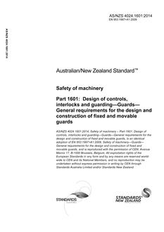 AS/NZS 4024.1601 PDF