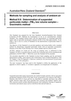 AS/NZS 3580.9.9:2006 PDF AS/NZS 3580.9.9:2006 PDF
