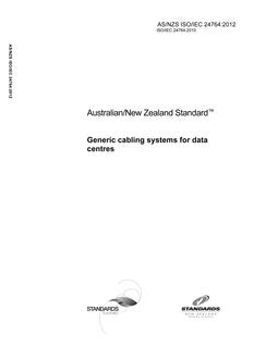 AS/NZS ISO/IEC 24764:2012 PDF AS/NZS ISO/IEC 24764:2012 PDF