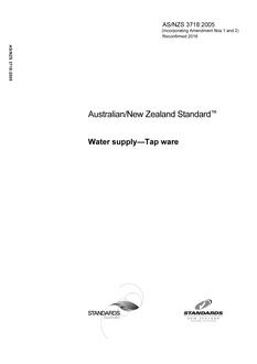 AS/NZS 3718:2005 PDF AS/NZS 3718:2005 PDF
