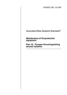 AS/NZS 1851.16:1997 PDF