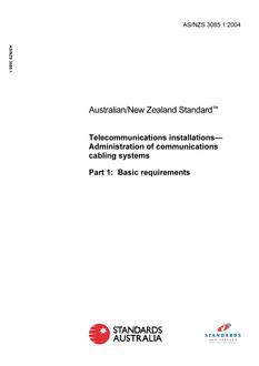 AS/NZS 3085.1:2004 PDF