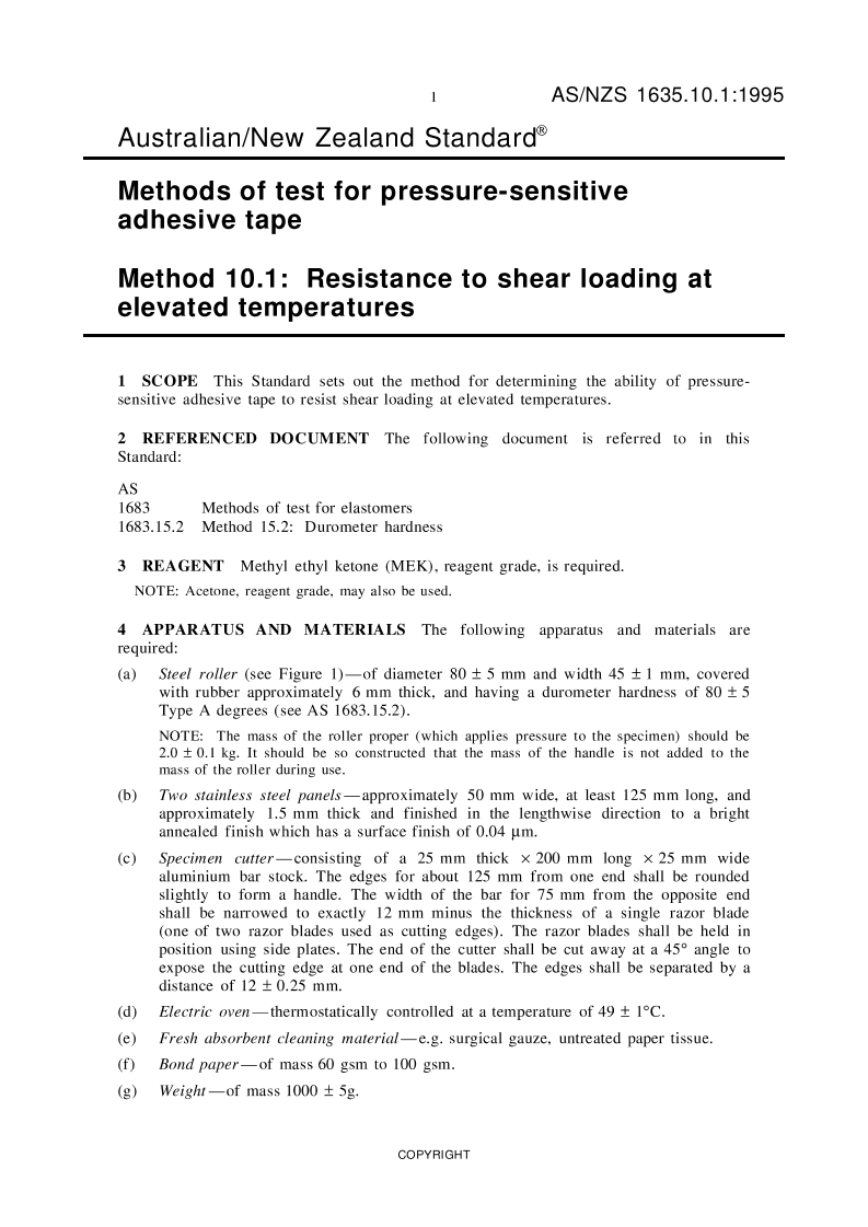 AS/NZS 1635.10.1:1995 PDF AS/NZS 1635.10.1:1995 PDF