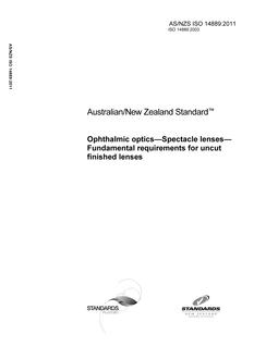 AS/NZS ISO 14889:2011 PDF