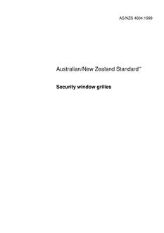 AS/NZS 4604:1999 PDF