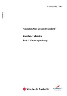 AS/NZS 4849.1 PDF