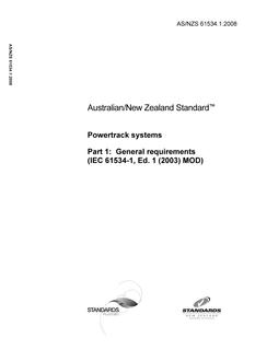 AS/NZS 61534.1:2008 PDF AS/NZS 61534.1:2008 PDF
