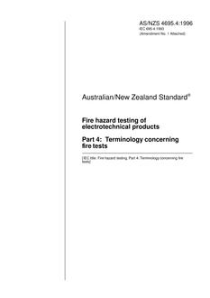 AS/NZS 4695.4:1996 PDF AS/NZS 4695.4:1996 PDF