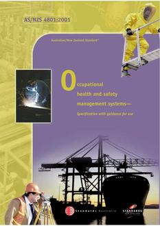 AS/NZS 4801:2001 PDF
