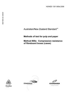 AS/NZS 1301.800S:2006 PDF