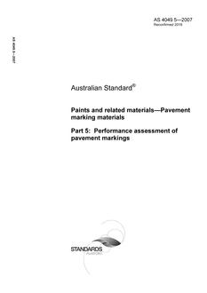 AS 4049.5 PDF AS 4049.5 PDF