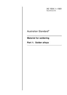 AS 1834.1 PDF AS 1834.1 PDF