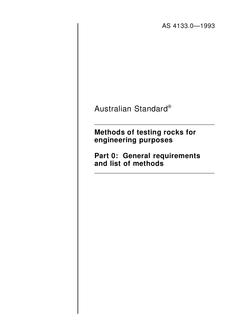 AS 4133.0-1993 PDF AS 4133.0-1993 PDF