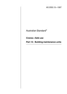 AS 2550.13 PDF AS 2550.13 PDF