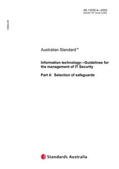 AS 13335.4 PDF AS 13335.4 PDF