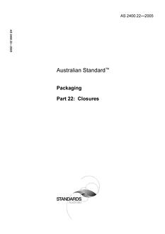 AS 2400.22 PDF