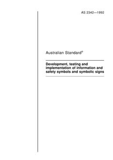 AS 2342-1992 PDF