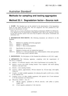 AS 1141.25.1-1996 PDF