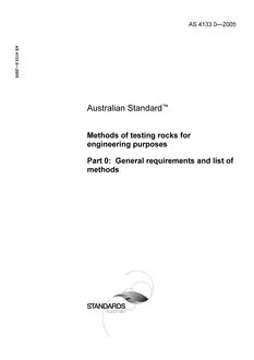 AS 4133.0-2005 PDF AS 4133.0-2005 PDF