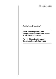 AS 4002.1-1992 PDF