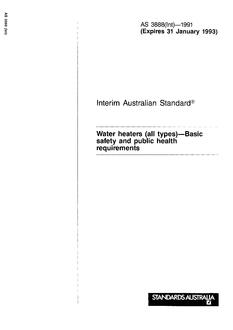 AS 3888(INT)-1991 PDF AS 3888(INT)-1991 PDF
