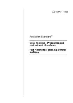 AS 1627.7-1988 PDF AS 1627.7-1988 PDF