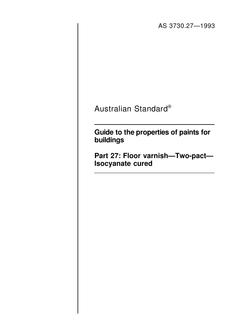 AS 3730.27-1993 PDF AS 3730.27-1993 PDF
